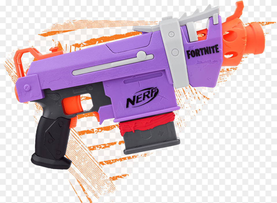 Nerf Fortnite Blasters Accessories Nerf Fortnite Smg E, Firearm, Weapon, Toy, Water Gun Png