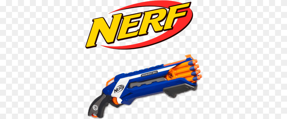 Nerf Gun Clipart Transparent Nerf Gun Logo, Weapon, Shotgun, Device, Power Drill Free Png