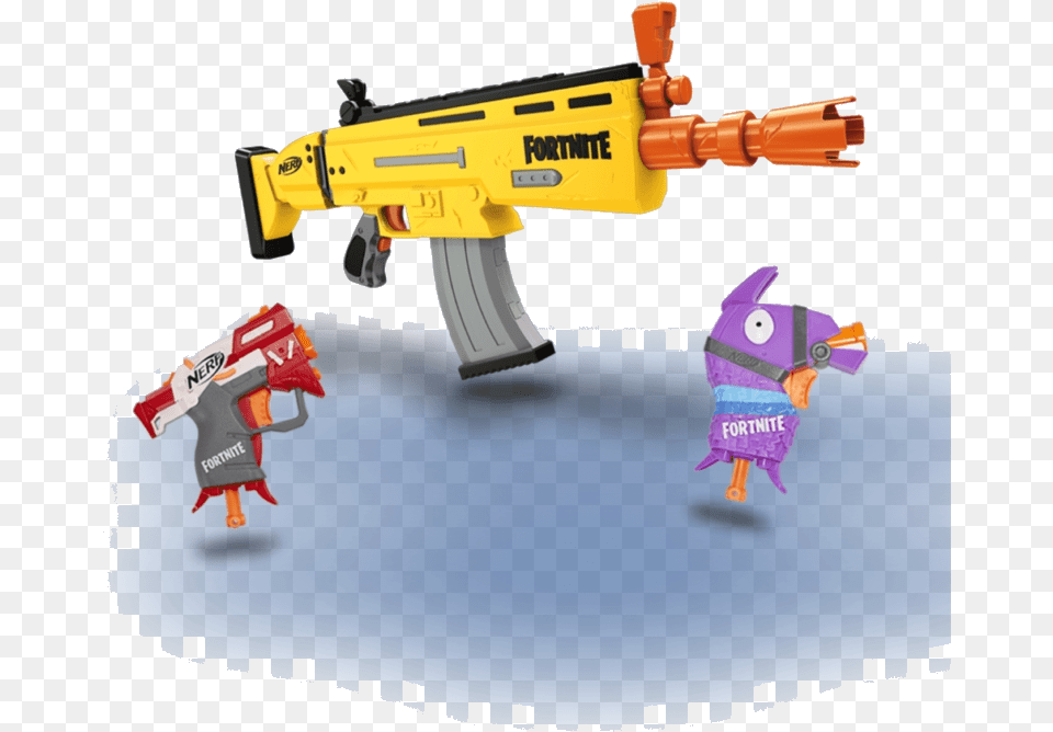 Nerf Gun New From Ar Blaster Fortnite Clipart Transparent Nerf Fortnite Ar L, Toy, Firearm, Weapon, Water Gun Png Image