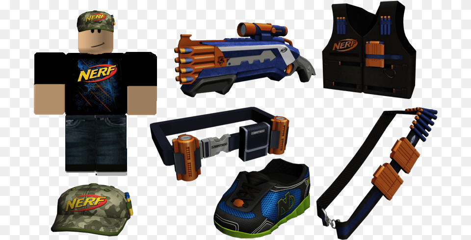 Nerf Image With No Background Roblox Nerf T Shirt, Clothing, Vest, Lifejacket, Adult Free Png