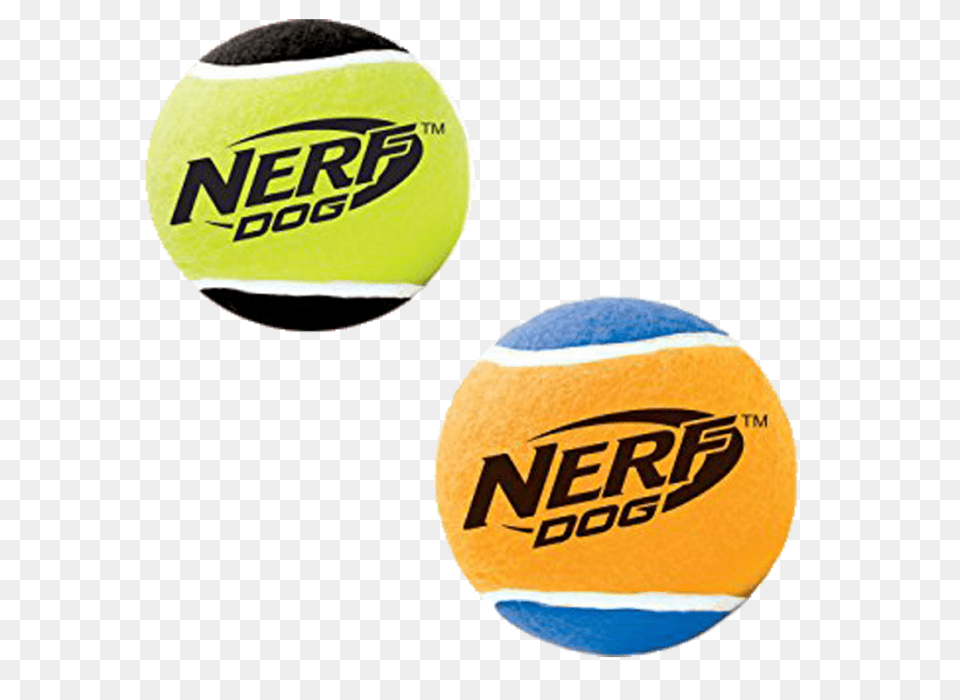 Nerf Large Squeaker Tennis Balls Pack Colors May Vary, Ball, Sport, Tennis Ball, Football Free Png