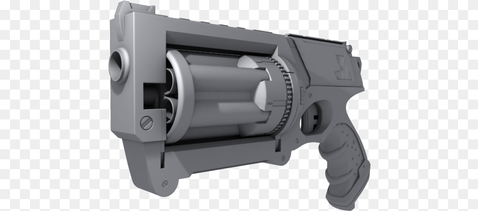 Nerf Maverick 3d Model, Firearm, Gun, Handgun, Weapon Png