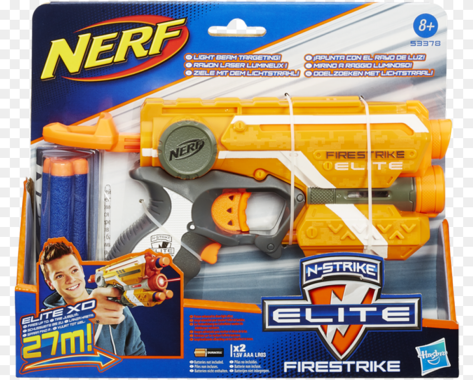Nerf N Strike Elite Firestrike Blaster Nerf Elite Fire Strike, Toy, Adult, Male, Man Free Png