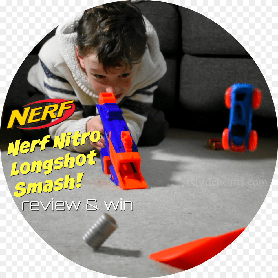 Nerf Nitro Longshot Smash Review And Giveaway Nerf, Photography, Baby, Person, Toy Free Png