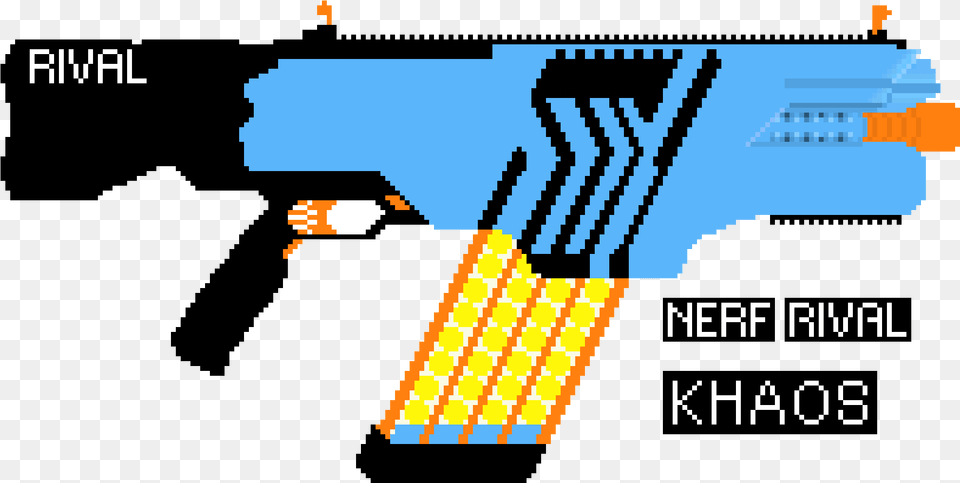 Nerf Pixel Art Free Png Download