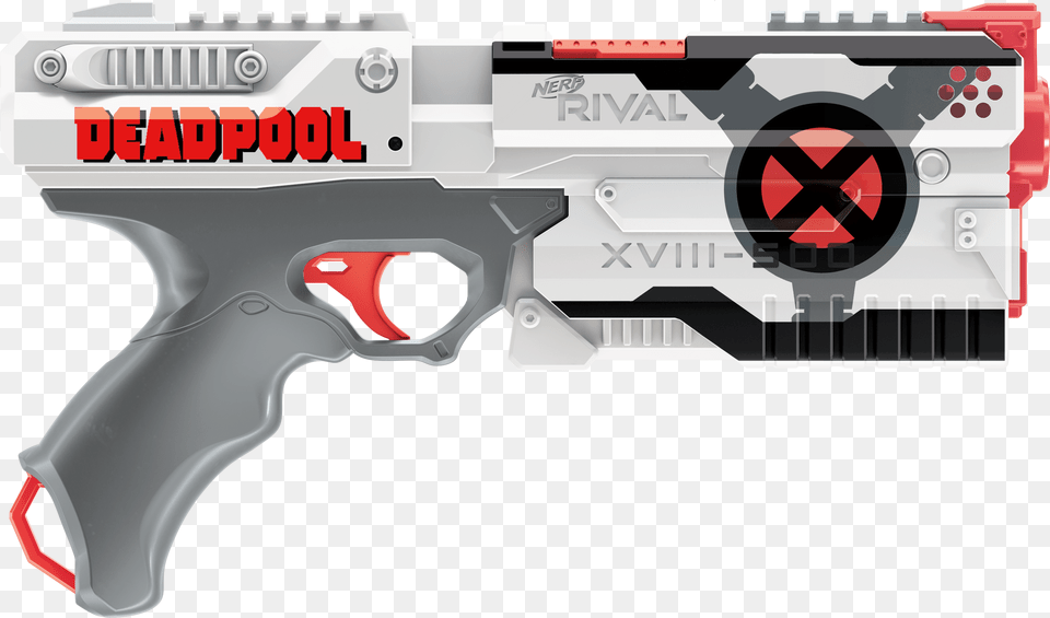 Nerf Rival Deadpool Blaster Oop Nerf Deadpool X Force, Firearm, Gun, Handgun, Weapon Free Png Download
