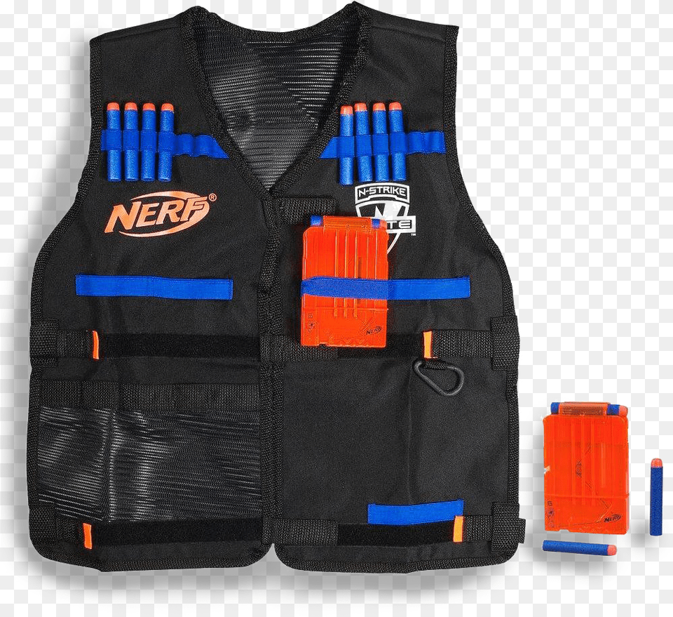 Nerf Tactical Vest, Clothing, Lifejacket Free Png