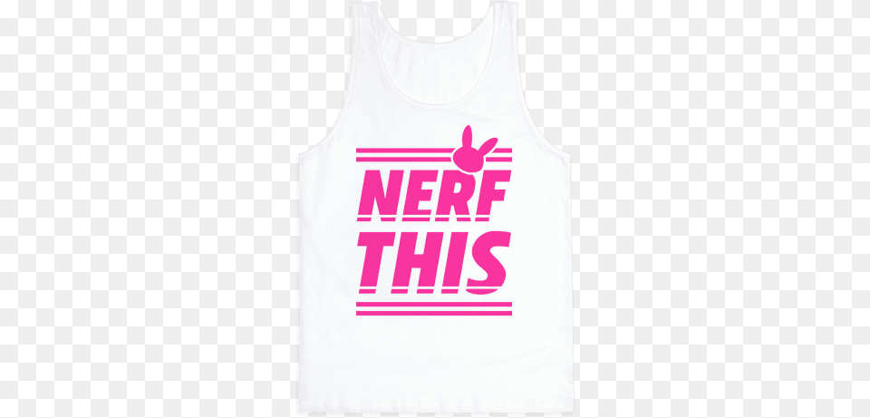 Nerf This Tank Top Funny Makeup Shirts, Clothing, Tank Top, Shirt Free Png