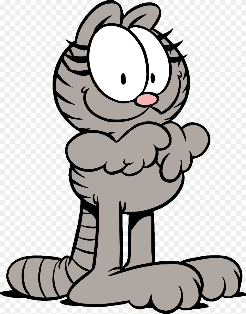 Nermal From Garfield, Baby, Person, Animal, Mammal Free Png