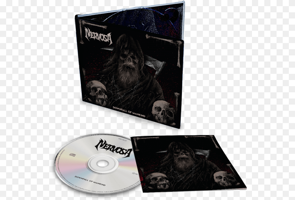 Nervosa Downfall Of Mankindlimited Edition Digipack Nervosa, Disk, Dvd, Adult, Person Free Png Download