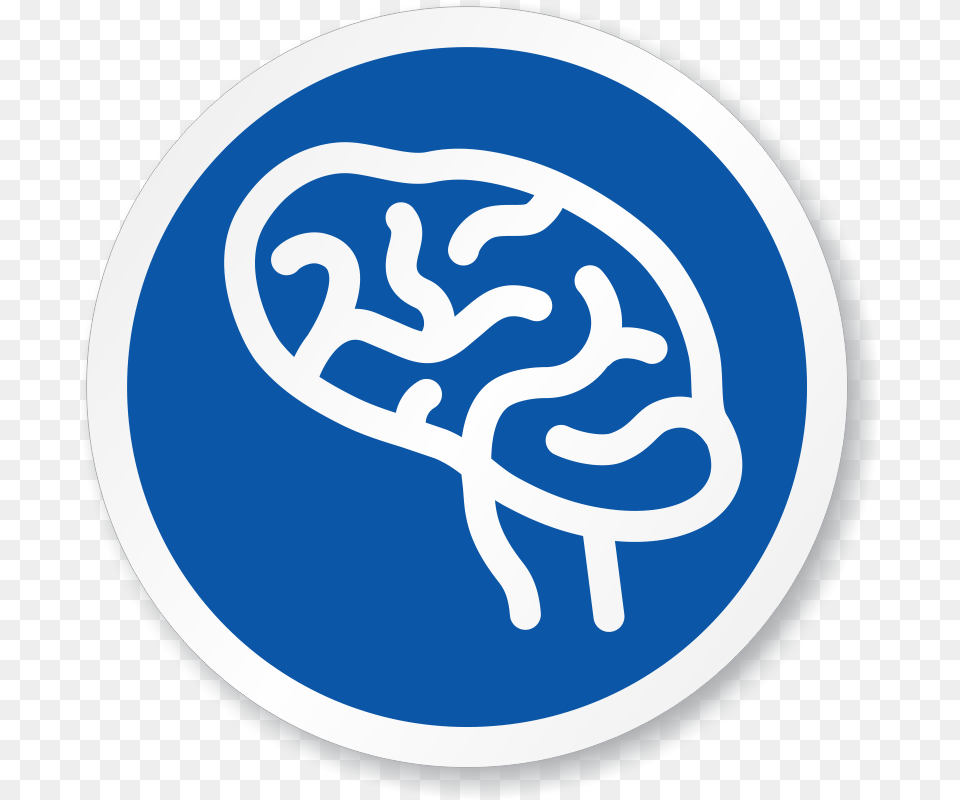 Nervous System Brain Symbol Iso Circle Sign Symbols For Nervous System Free Transparent Png