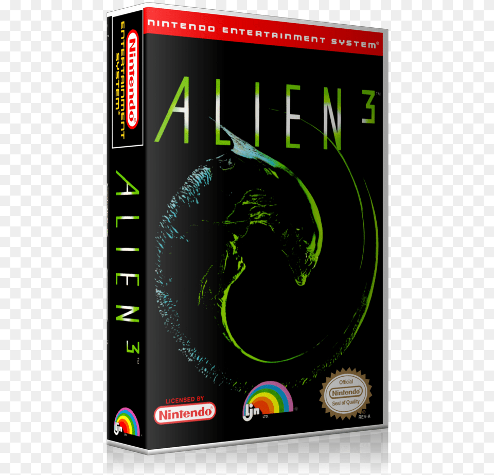 Nes Alien 3 Retail Game Cover To Fit A Ugc Style Replacement Alien 3 Super Nintendo Cartel, Book, Publication, Adult, Person Png Image