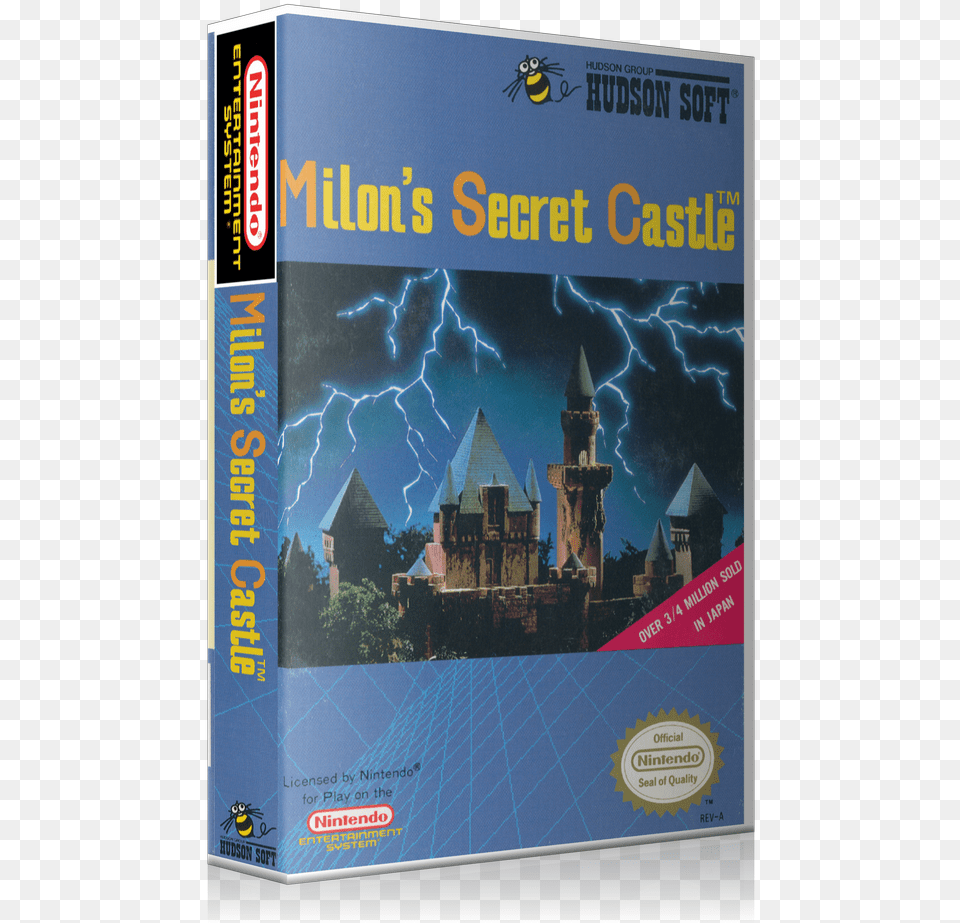 Nes Milon39s Secret Castle Retail Game Cover To Fit Milon39s Secret Castle Nes Box Art, Nature, Outdoors, Book, Publication Png