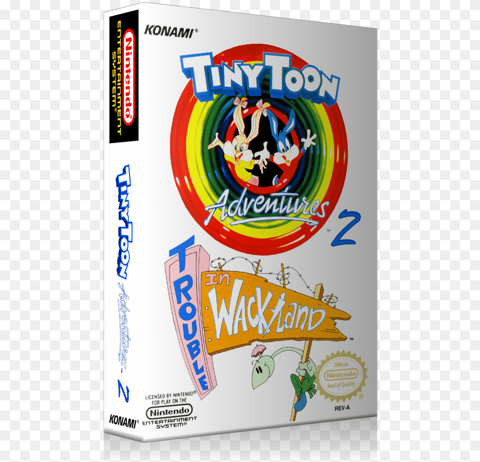 Nes Tiny Toon Adventures 2 Retail Game Cover To Fit, Advertisement, Poster Png
