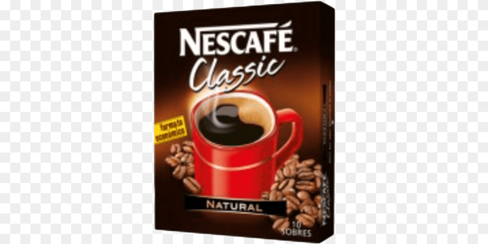 Nescaf Classic Natural Instant Coffee 10 Units 25 Nescafe Coffee Classic Natural 200 G, Cup, Beverage Free Transparent Png