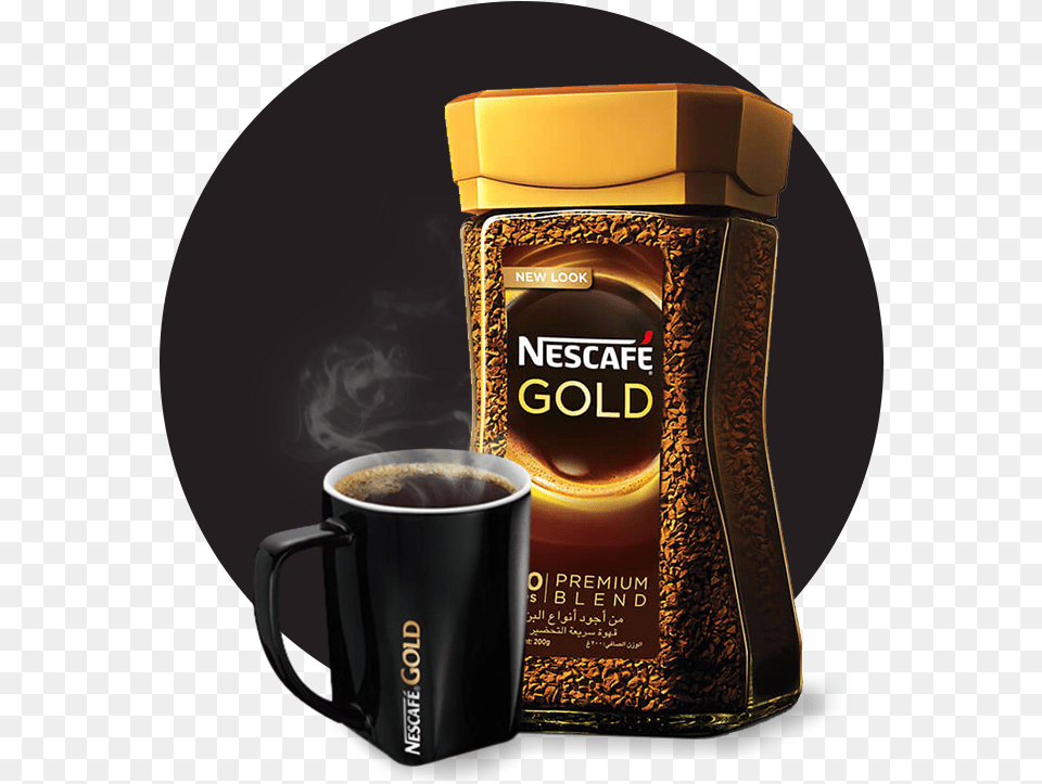 Nescaf Gold Instant Coffee Nescaf, Cup, Beverage, Coffee Cup, Bottle Free Transparent Png