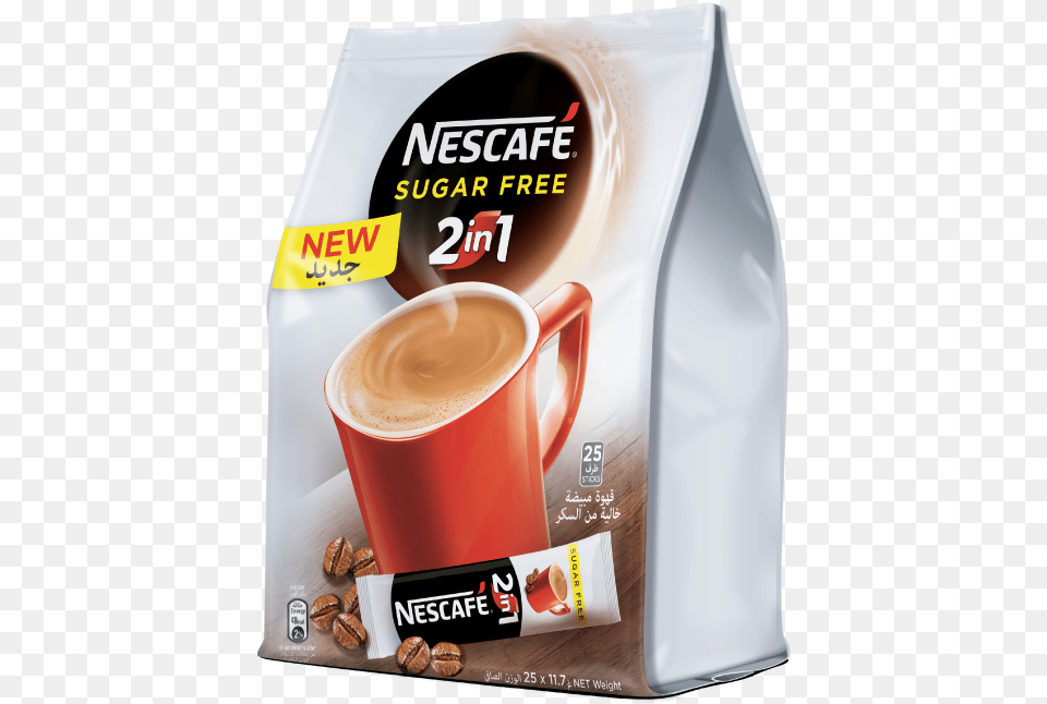 Nescafe 2 In 1 Sugar Free, Cup, Beverage, Coffee, Coffee Cup Png