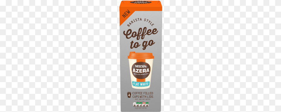 Nescafe Azera Coffee To Go Americano 4 Cups, Cup, Disposable Cup, Cream, Dessert Png Image