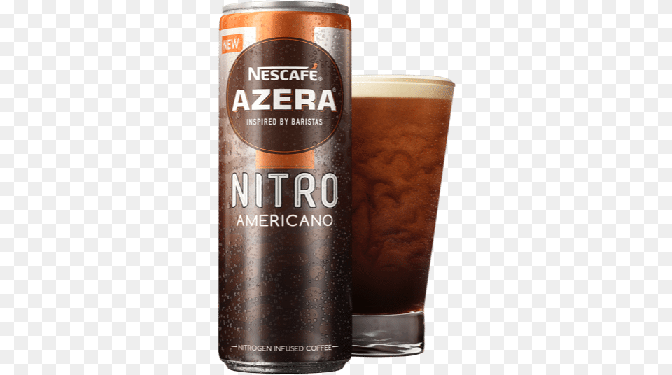 Nescafe Coffee Nitrogen, Alcohol, Beer, Beverage, Glass Free Png Download
