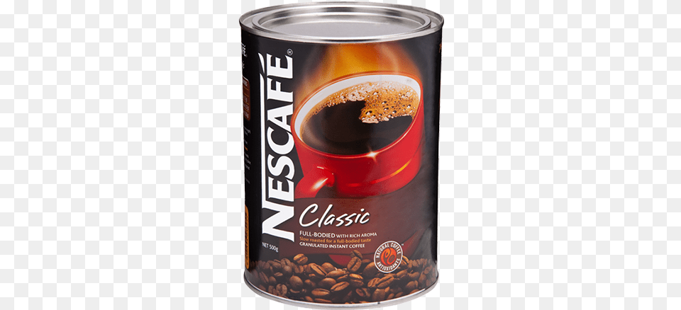 Nescafe Coffee Various Blends Nescafe Classic Coffee, Cup, Can, Tin, Beverage Free Png Download