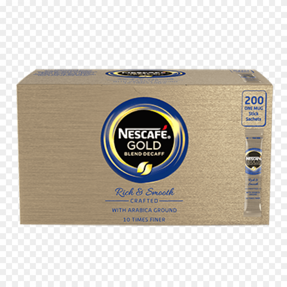 Nescafe Gold Blend Decaf Coffee Sticks 200s Dolce Gusto, Box, Bottle, Disk, Electronics Free Png