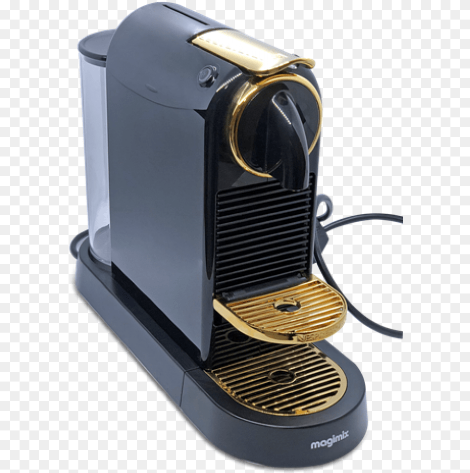 Nespresso Citiz Coffee Machine 24k Gold Or 18k Rose Mobile Phone, Cup, Appliance, Blow Dryer, Device Png Image