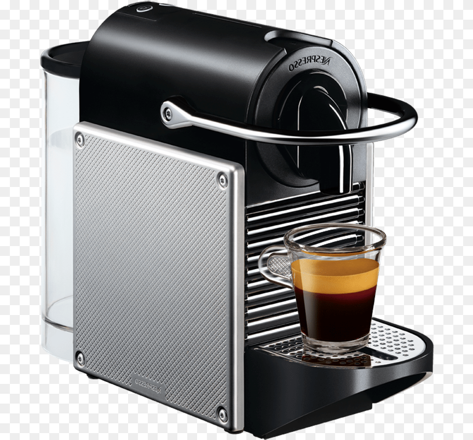 Nespresso Pixie Espresso Maker 129 Cuisinart 5 In Nespresso Pixie Espresso Maker, Beverage, Coffee, Coffee Cup, Cup Free Png Download