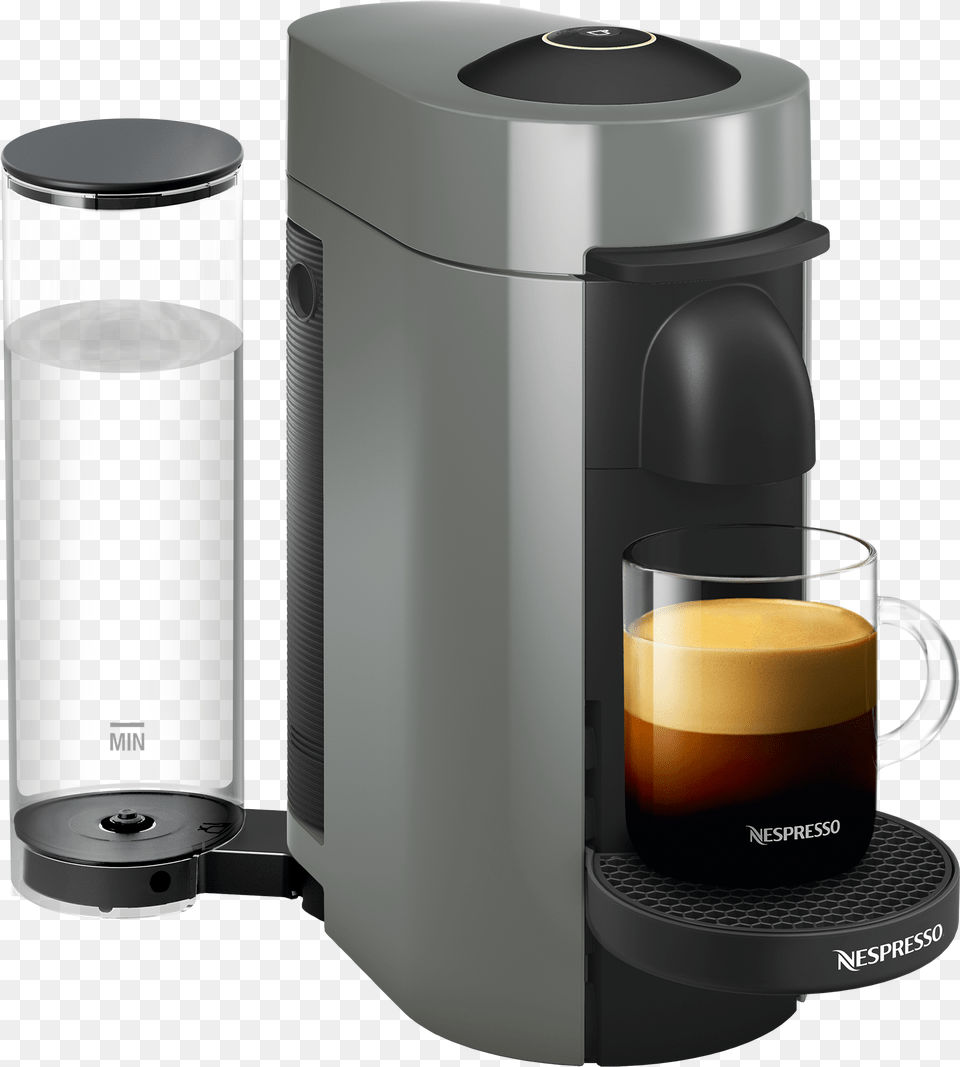 Nespresso Vertuoplus Grey, Cup, Beverage, Coffee, Coffee Cup Free Transparent Png