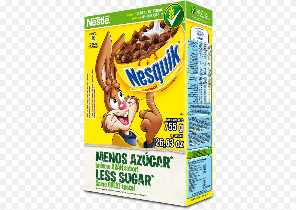Nesquik Cereal Nestle Nesquik Cereal, Advertisement, Poster, Food Free Png
