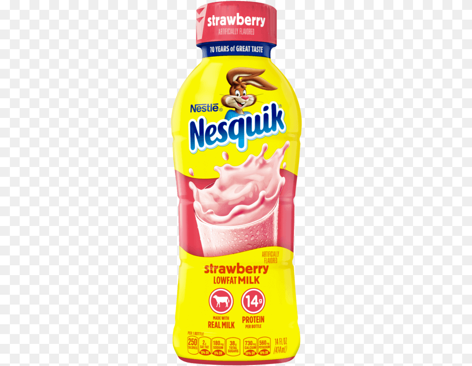 Nesquik Milk, Beverage, Juice, Food, Ketchup Free Png Download