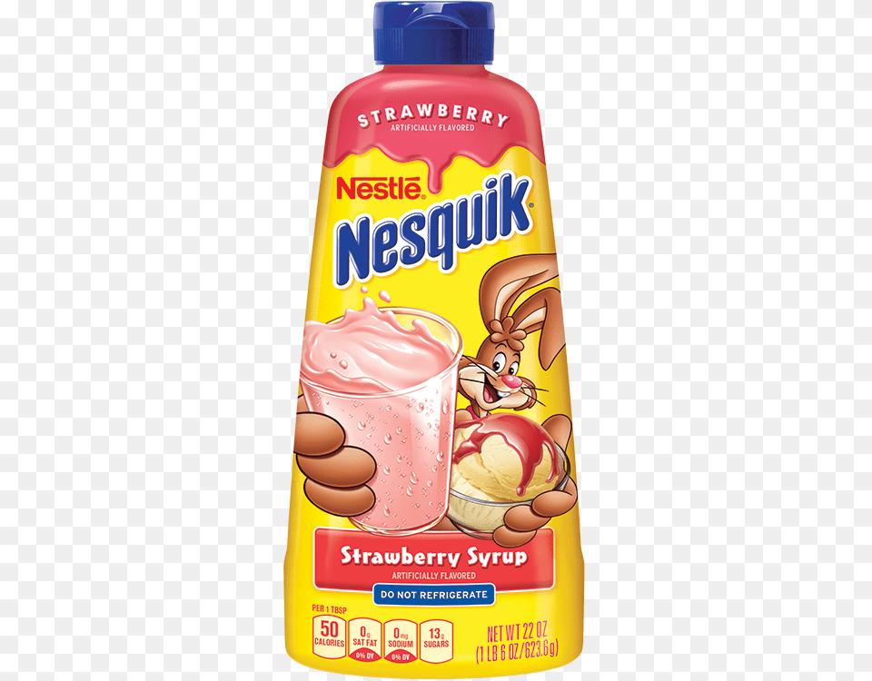 Nesquik Strawberry Nestle Nesquik Strawberry Syrup, Food, Ketchup, Beverage, Juice Png Image