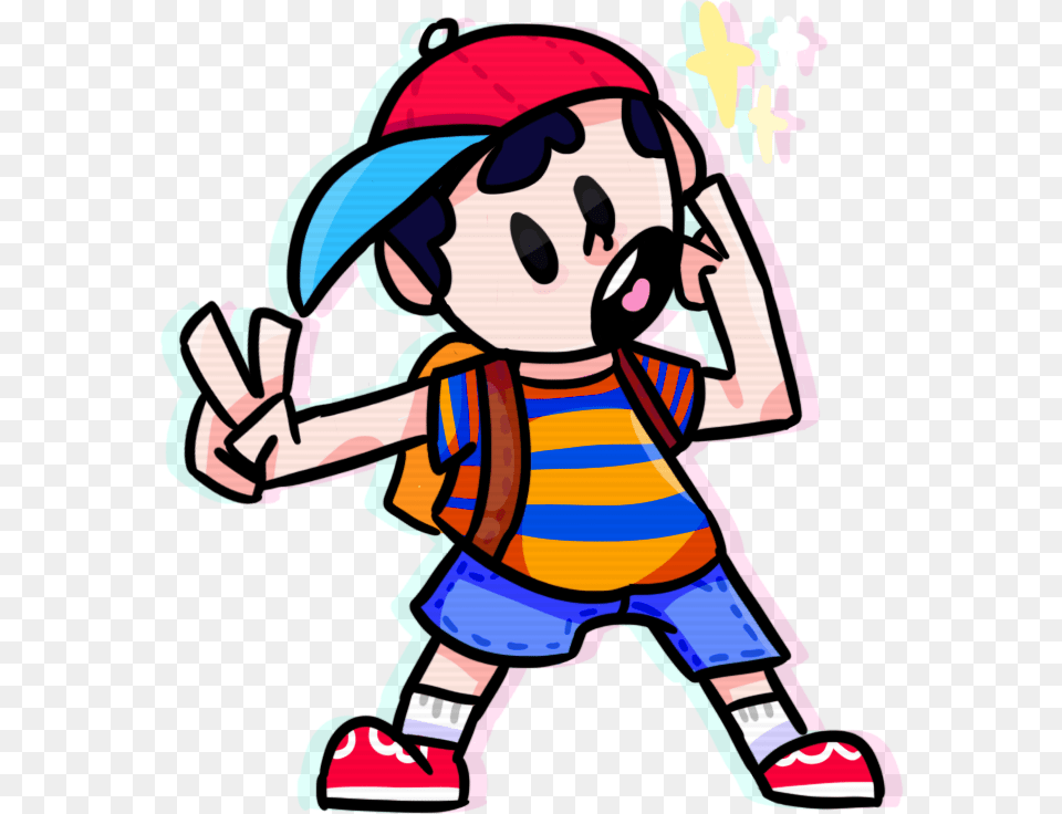 Ness By Elsmammo Cartoon, Baby, Person Free Png
