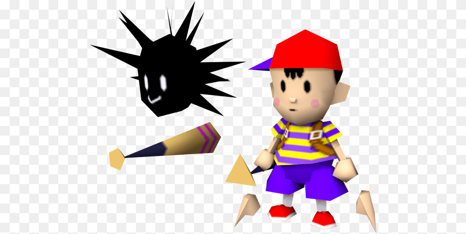 Ness Smash 64 Model, People, Person, Elf, Baby Free Transparent Png