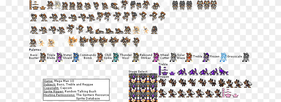 Ness Sprite Sheet Megaman 10 Bass Sprites, Person, Art Free Png Download