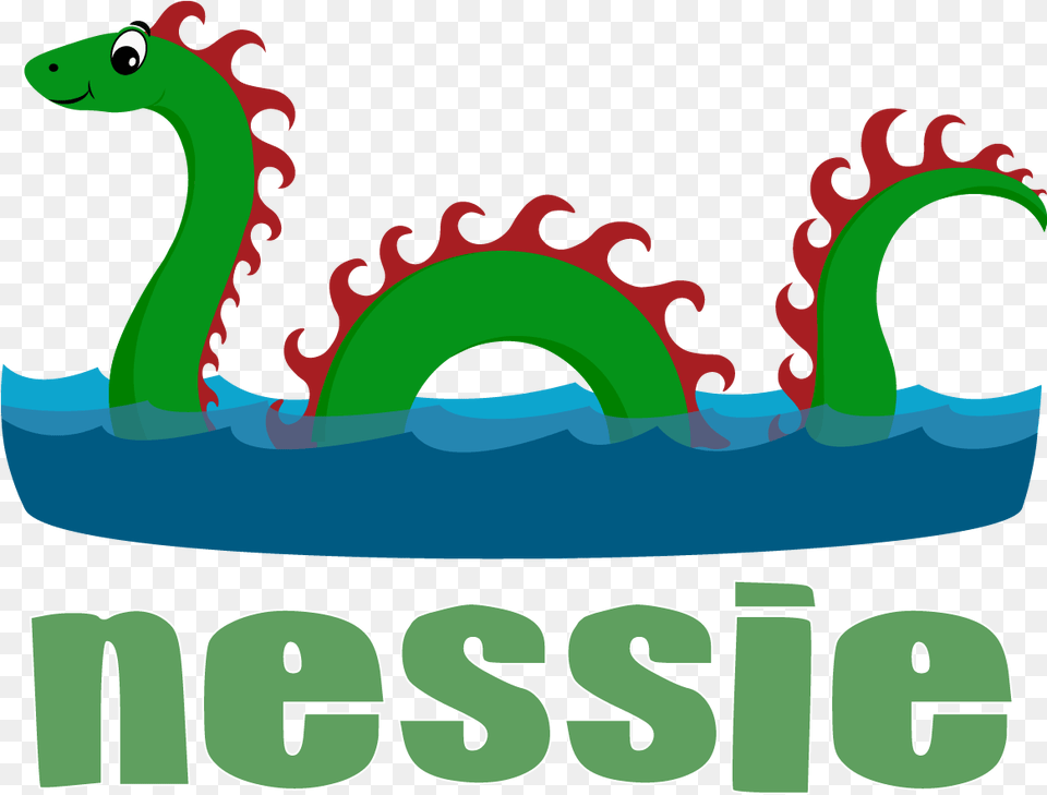 Nessie Footer Loch Ness Monster Cartoon Nessie, Number, Symbol, Text Free Png