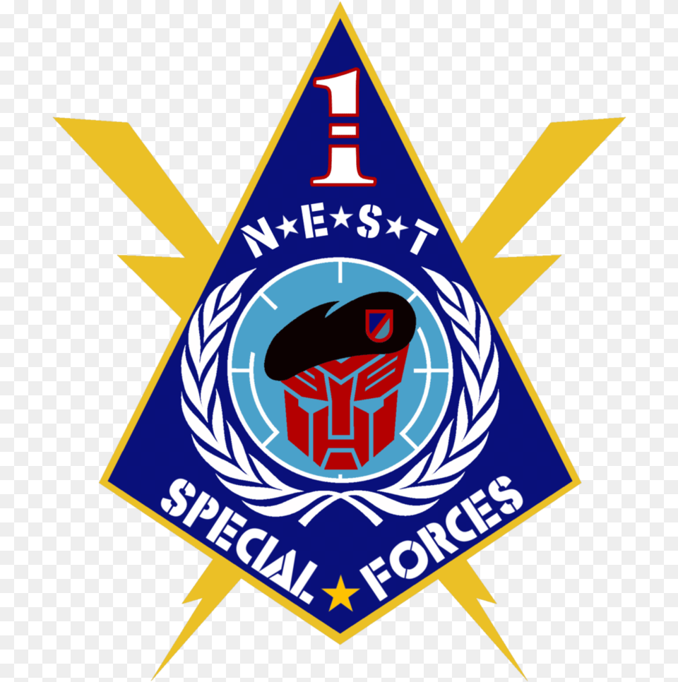 Nest 1st Special Forces Logo By Viperaviator D3dq2vi Military, Symbol, Badge, Emblem Png Image