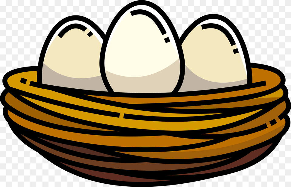 Nest Clipart, Basket, Egg, Food Free Transparent Png