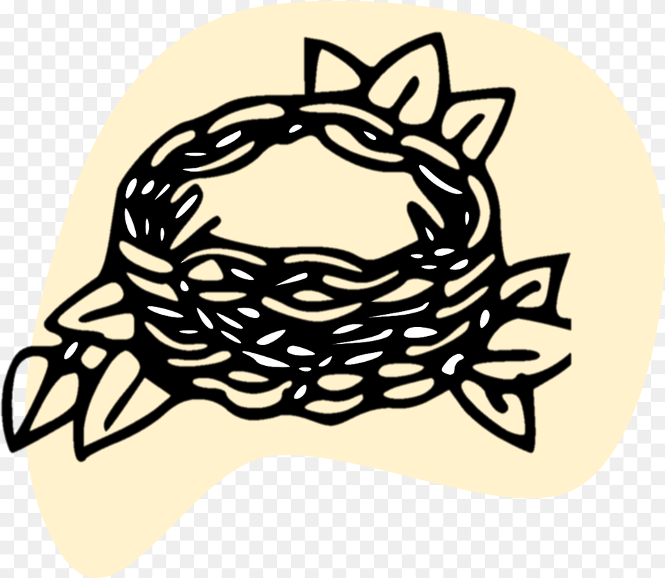 Nest Clipart Clipart Black And White Nest, Cap, Clothing, Hat, Swimwear Png