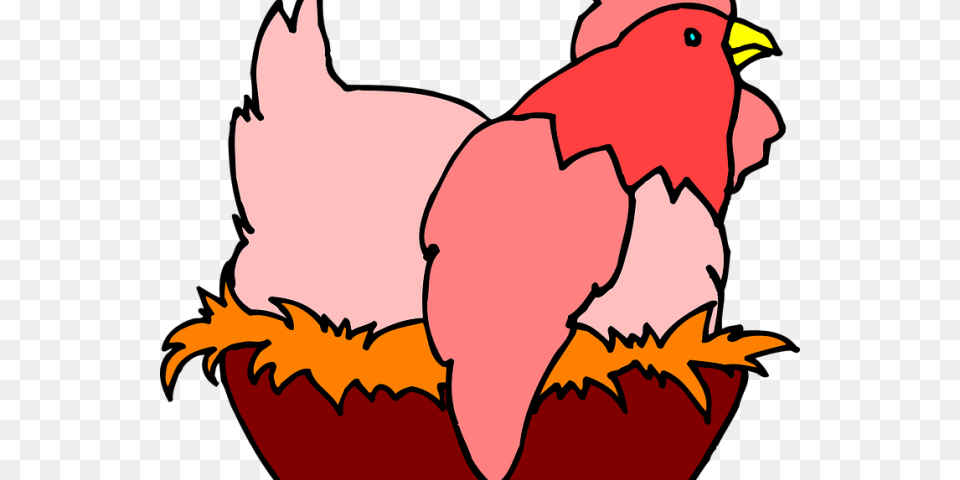 Nest Clipart Hen Sone Ka Anda Dene Wali Murgi, Animal, Beak, Bird, Baby Free Png Download