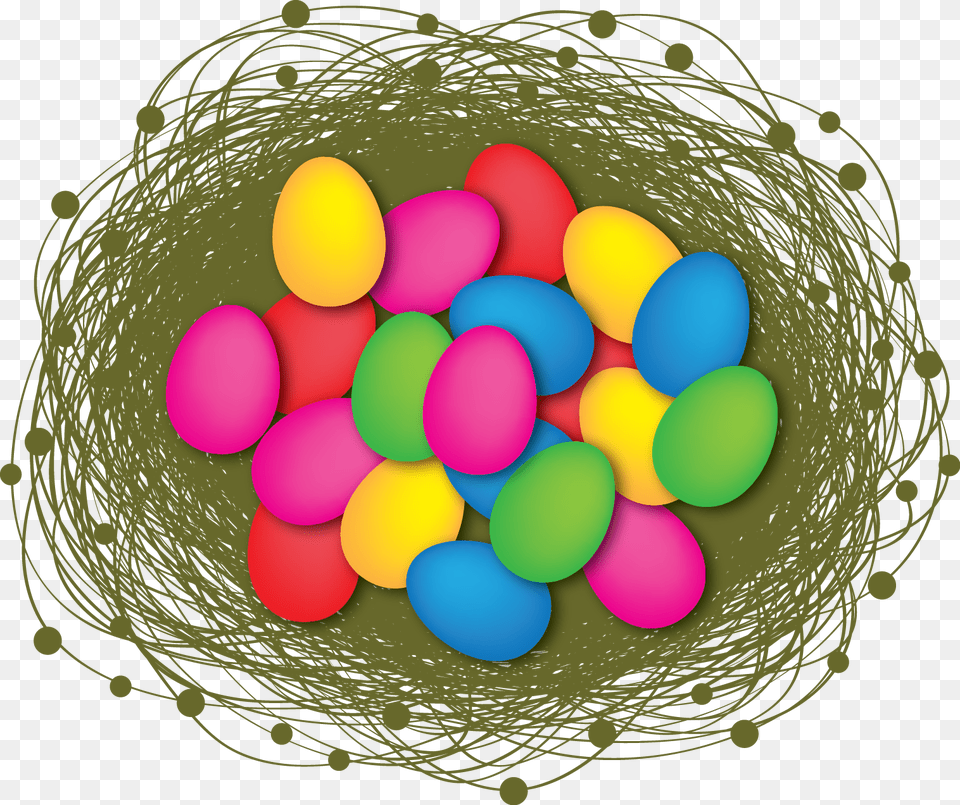 Nest Image Easter, Balloon, Egg, Food, Easter Egg Free Transparent Png