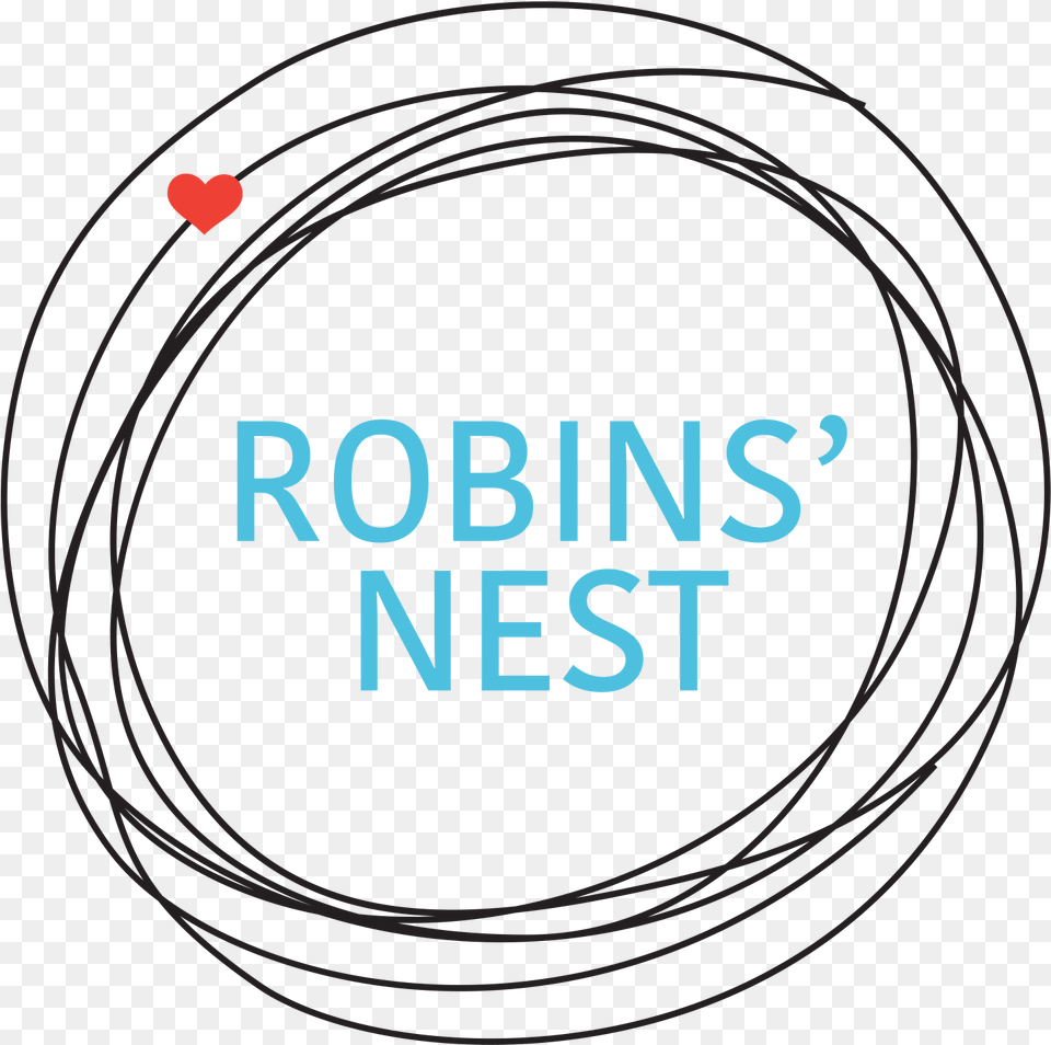 Nest Inc Robins Nest Logo, Text, Disk Free Png Download