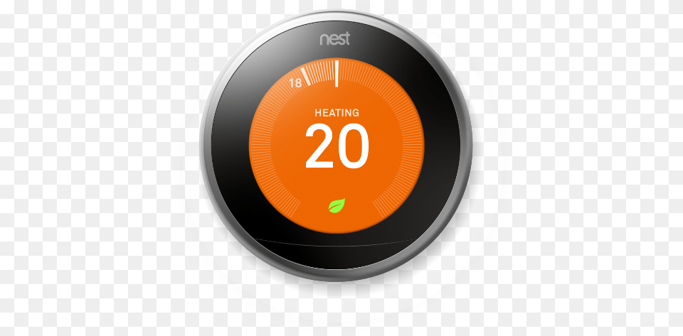 Nest Learning Thermostat Front View Circle, Gauge, Disk Free Png Download