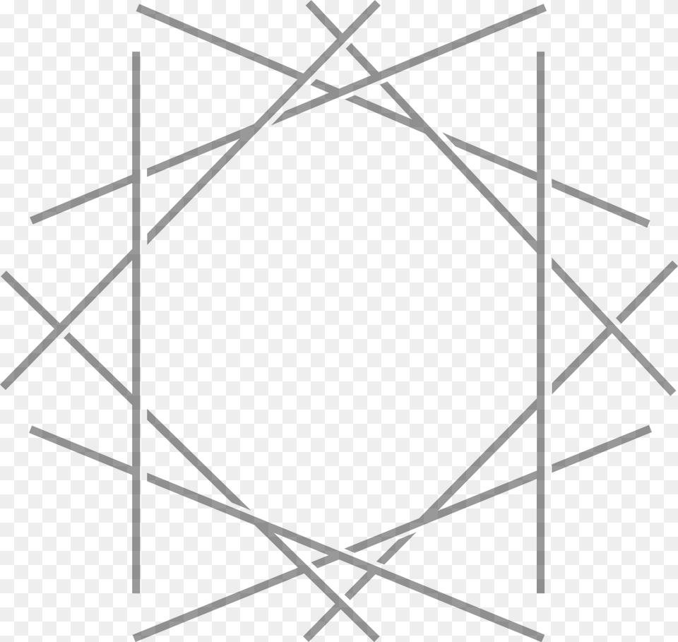 Nest Pattern Star Of Lakshmi, Gray Free Png Download