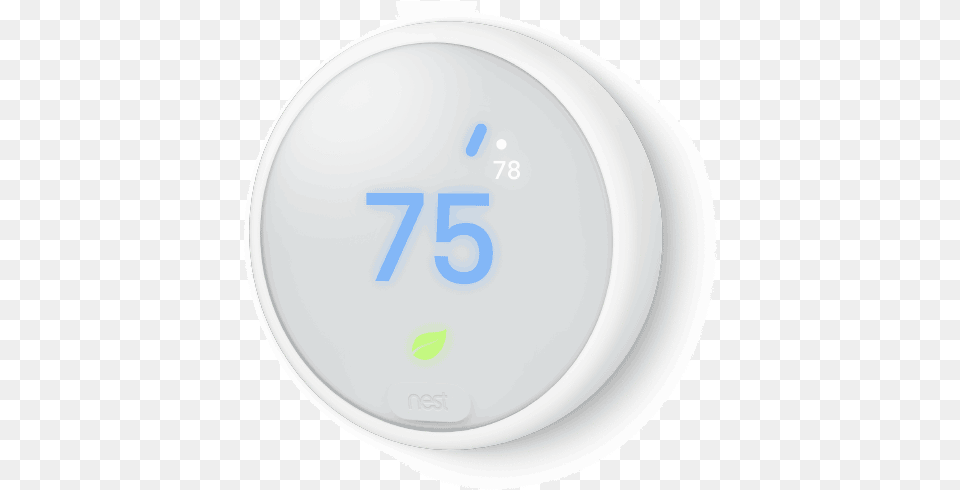 Nest Thermostat E Nest Thermostat E White, Plate, Text Png