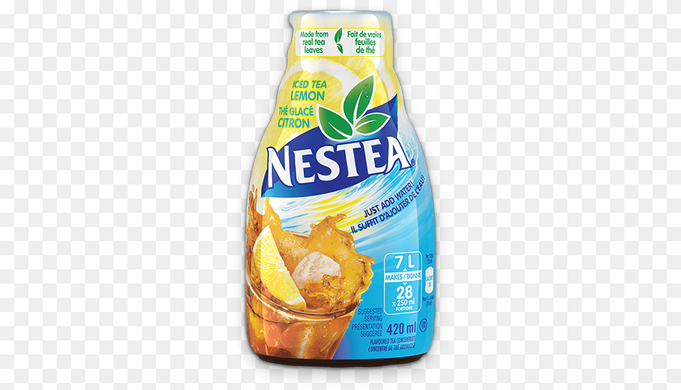 Nestea Liquid Concentrate Madewithnestleca Concentrated Nestea Iced Tea With Lemon Calories, Food, Ketchup, Beverage, Juice Png