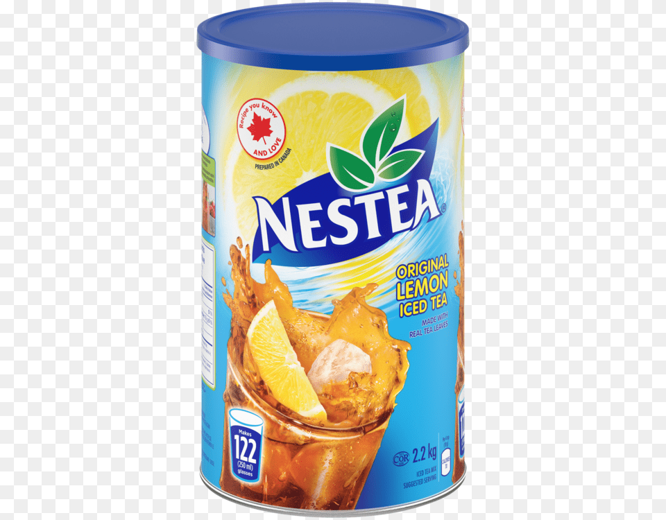 Nestea Original Lemon Iced Tea Madewithnestle Ca, Tin, Can Png Image