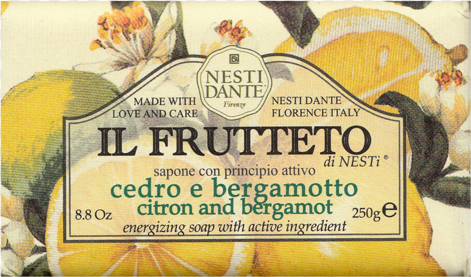 Nesti Dante Il Frutteto Citron Amp Bergamot Soap Bar Nesti Dante Il Frutteto Citron And Bergamot Soap, Food, Fruit, Plant, Produce Png