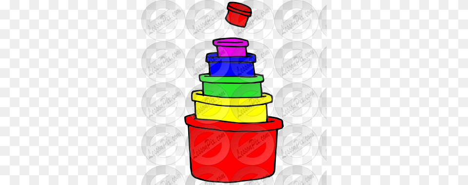 Nesting Cups Picture For Classroom Therapy Use, Dynamite, Weapon Free Transparent Png