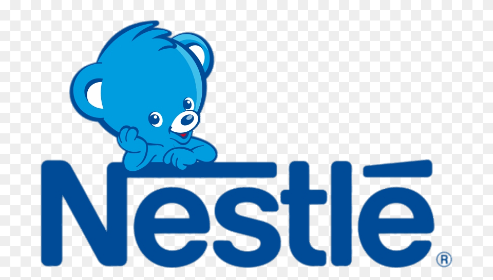 Nestl Bear With Logo, Cartoon Png Image