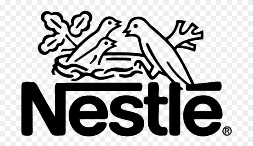 Nestl Bird Nest Black Logo, Green, Text, Animal Png Image